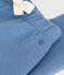 Babies' fleece trousers BEACH blue