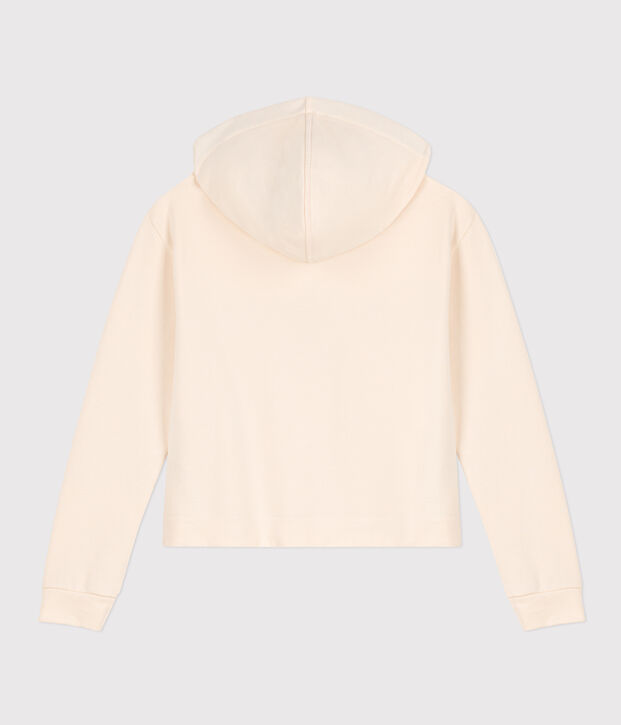 Women's Fleece Hoodie Ecru