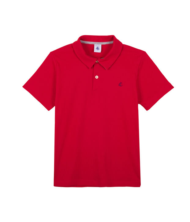 Boys' Polo Shirt red