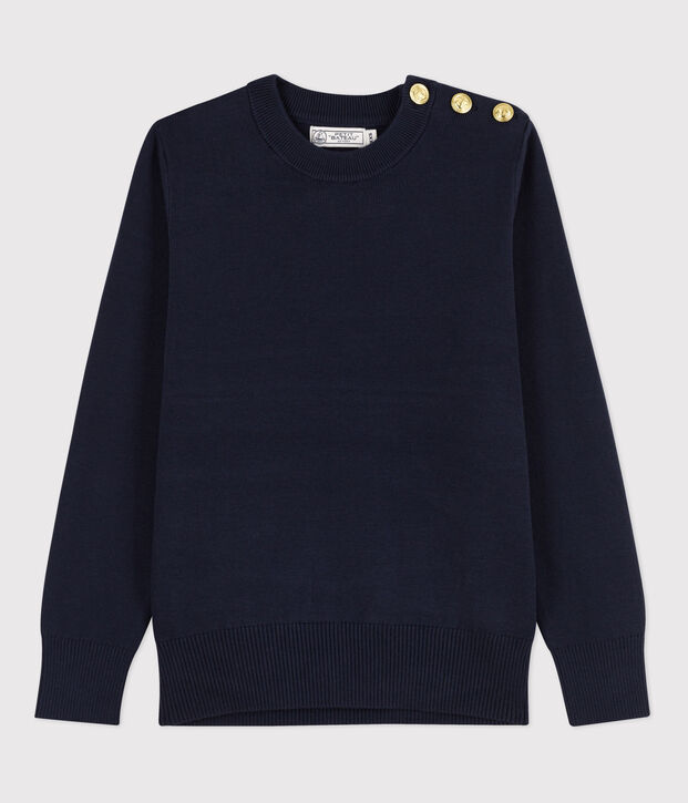 Women's Iconic Striped Cotton Jumper SMOKING