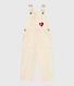 Children's plain denim dungarees