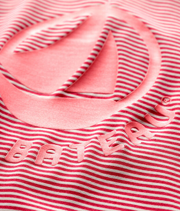 Unisex Eco-Friendly Full Body Swimsuit pink/white