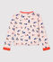 Girls' Tube Knit Cardigan MARSHMALLOW white/MULTICO white