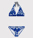 Women's printed two-piece swimsuit