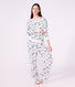 Women's Paris print cotton pyjamas