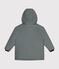 Children's warm sherpa-lined raincoat THUYA green