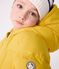 Children's plain puffer jacket JAUNE yellow