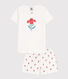 Girls' Floral Cotton Short Pyjamas
