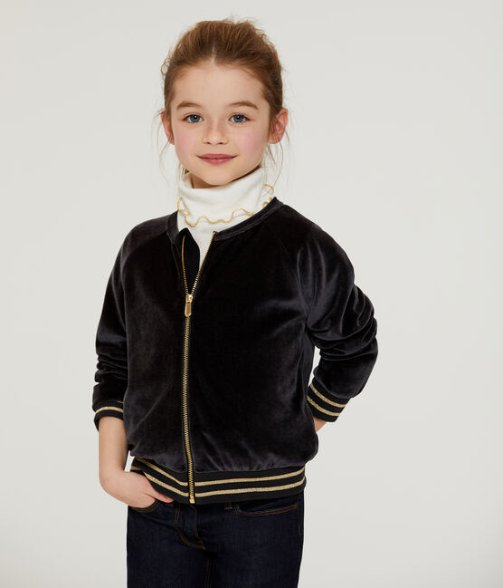 Girls' Cardigan NOIR black