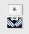 Babies' cotton gift set: dungarees and a body variante 1