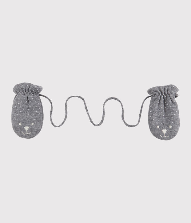 Babies' Microfleece-Lined Mittens grey