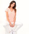 Women's Linen T-Shirt PATIENCE pink