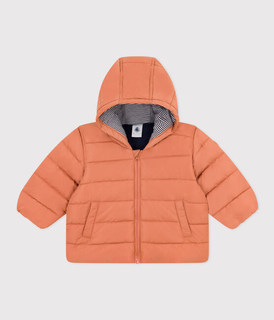 Babies' Fleece Lined Puffer Jacket SIENNA pink