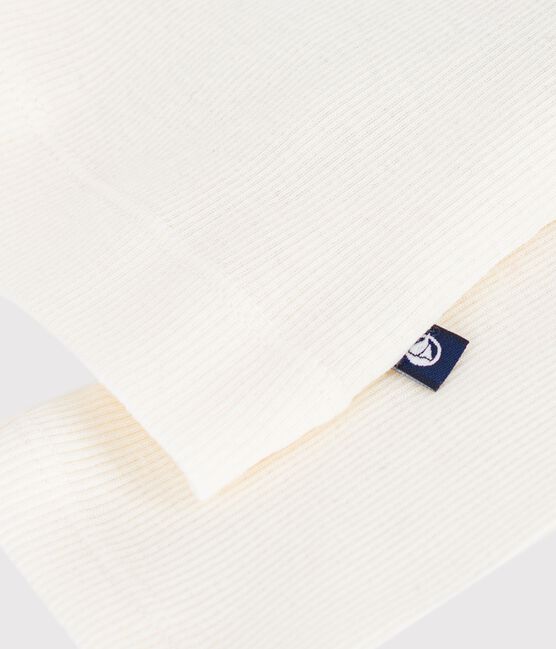 The Iconic rollneck for women in wool and cotton MILK Ecru