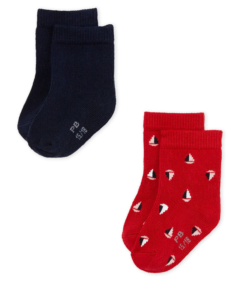 Baby boys' socks - pack of 2 multicolor