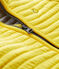 Baby boys' jacket in quilted tube knit JAUNE yellow