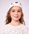 Children's princess fancy dress nightdress and tiara in cotton white/multicolor