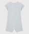Baby Boys' Terry Playsuit POUSSIERE CHINE grey