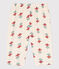 Babies' Patterned Cotton Gauze Trousers AVALANCHE white/MULTICO