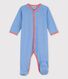Babies' Stripy Organic Cotton Sleepsuit