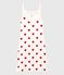 Women's Strappy Heart Dress MARSHMALLOW white/TERKUIT red