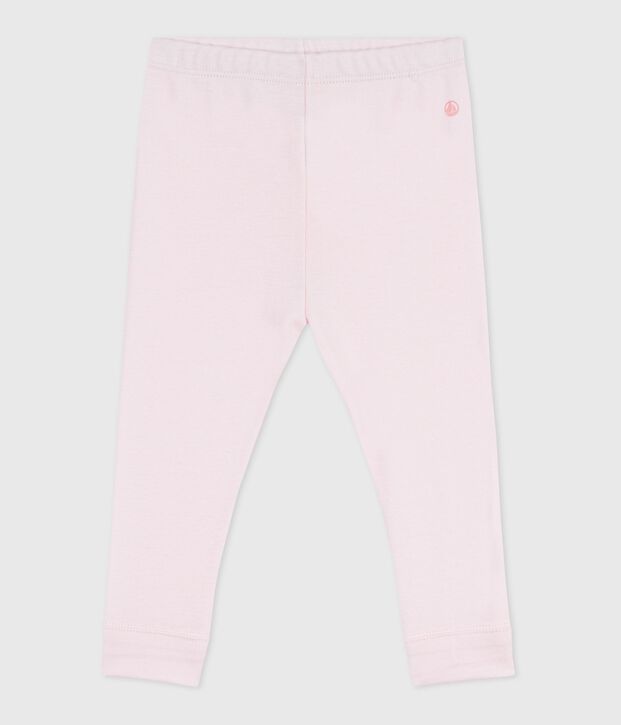 Babies' plain cotton leggings BARELY