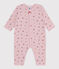 Babies' footless floral-print cotton pyjama suit JOLI pink/MULTICO white