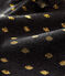 Baby girl's trousers with gold polka dot print CITY black/DORE yellow