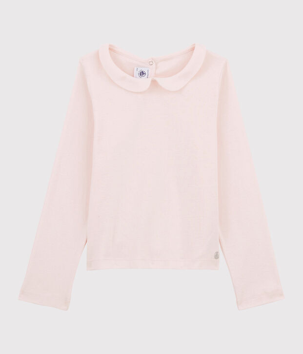 Girls' Long-sleeved Cotton T-Shirt pink