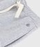 Children's jogging bottoms in plain cotton FUMEE CHINE grey