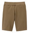 Boys' bermuda in heavyweight jersey SHITAKE brown