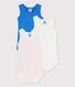Sleeveless Cotton Bodysuits - 3-Pack