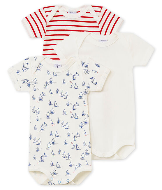Baby boy's short sleeved body trio variante 1