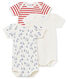 Baby boy's short sleeved body trio