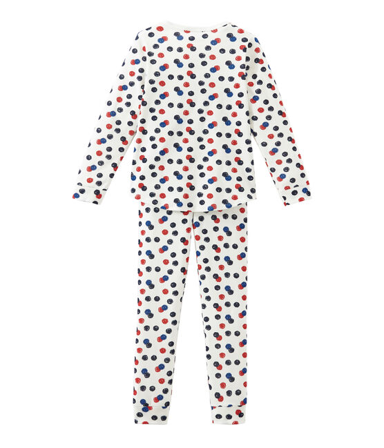 Little girl's pyjamas MARSHMALLOW white/MULTICO white