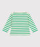 Babies' Thick Cotton Breton Top AVALANCHE /PRADO