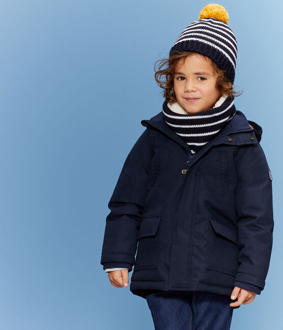 Unisex Children's Snood SMOKING blue/MARSHMALLOW white