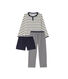 Teenage boys' three-piece pyjama set