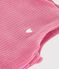 Babies' 3 TOG plain velour sleeping bag pink