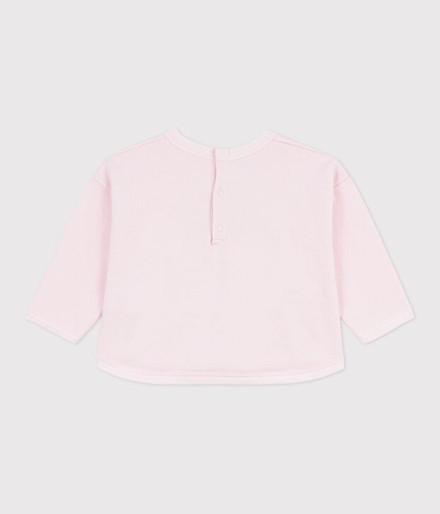 Baby cotton hooded sweatshirt with patterns BARELY