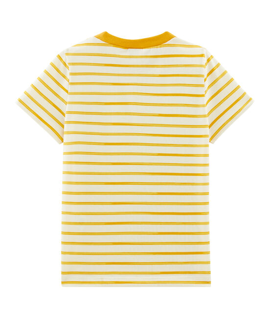 Boys' Short-sleeved T-shirt COQUILLE+BOUDOR beige