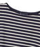 Women's striped top in heavy jersey SMOKING blue/COQUILLE beige