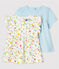 Baby Girls' Plain and Print Blouses - 2-Pack variante 1