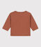 Babies' Long-Sleeved Cotton T-shirt CINA brown