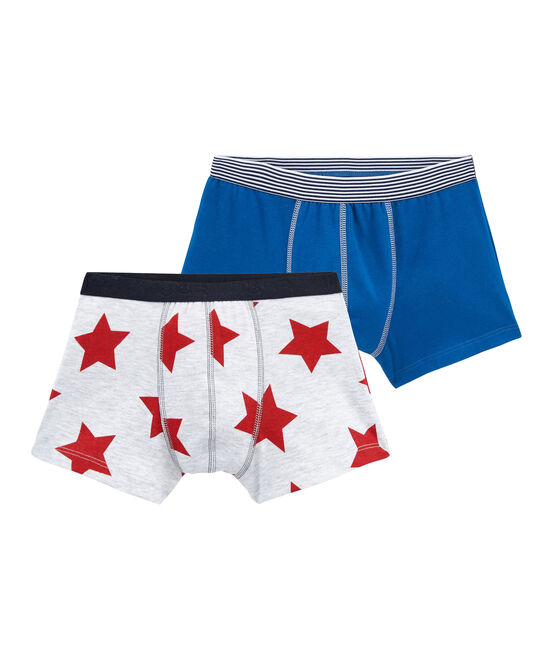 Boys' Stretch Cotton Boxer Shorts - Set of 2 variante 1