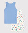 Children's Paris Cotton Vest Tops - 2-Pack variante 1