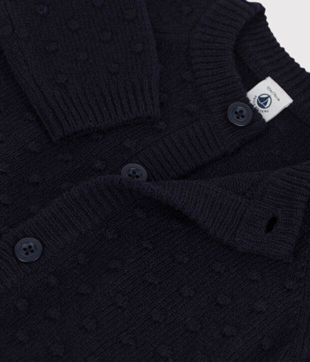 Babies' Wool Knit Cardigan SMOKING
