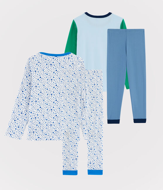 Boys' Tube Knit and Rib Knit Pyjamas - 2-Pack variante 1