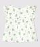 Babies' Short-Sleeved Organic Cotton Gauze Floral Print Blouse MARSHMALLOW white/MULTICO white