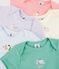Baby Girls' Short-Sleeved Fruit Pattern Bodysuit - 5-Pack variante 1